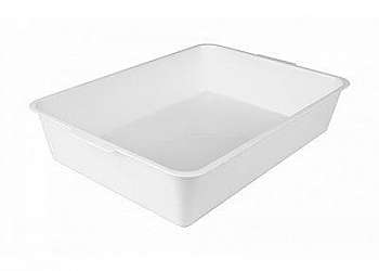 Bandeja plástica com tampa Bandeja plástica com tampa