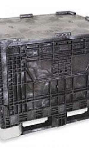 Caixa palete com tampa Caixa palete com tampa