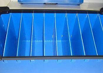 Caixa plástica com divisórias Caixa plástica com divisórias