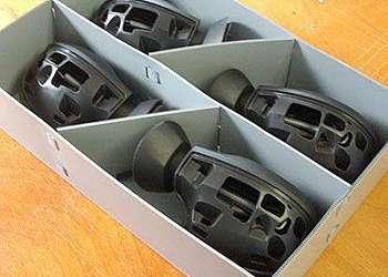 Caixinha com divisórias de plástico Caixinha com divisórias de plástico