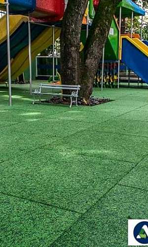 Piso de borracha para playground Piso de borracha para playground