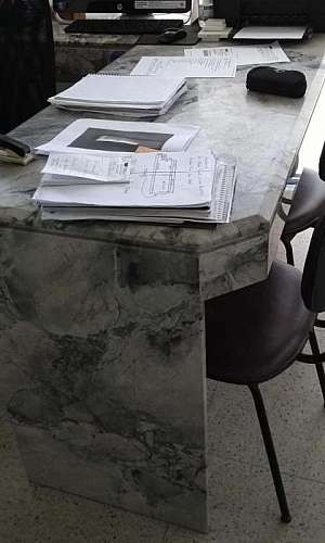 Tampo de mármore para mesa Tampo de mármore para mesa